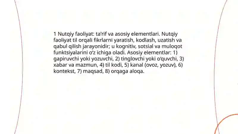 Nutqiy faoliyat, Nutq shakllari, Nutq uslublari 3