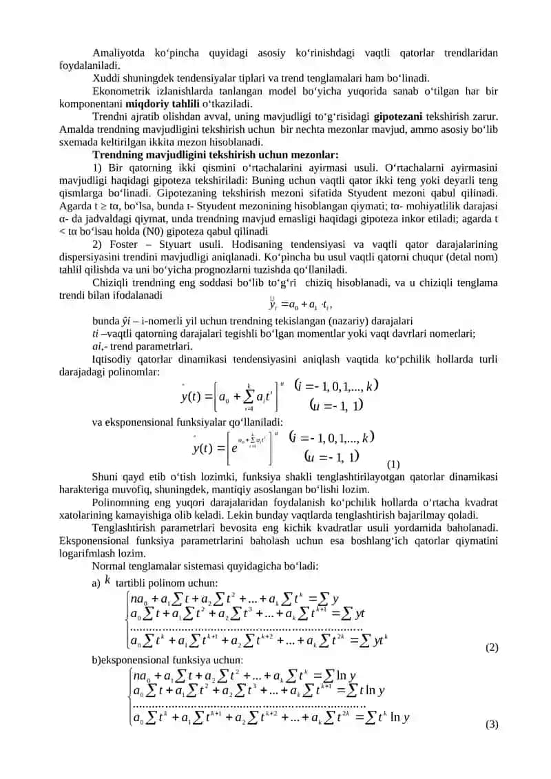 Vaqtli qatorlar va ularning turlari 3