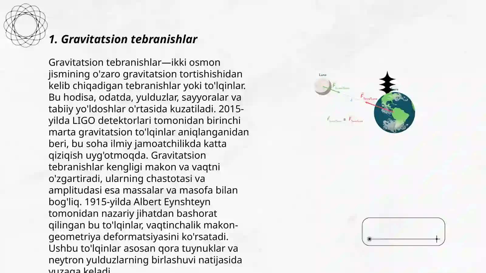 Gravitatsion beqarorlik masalalari 3