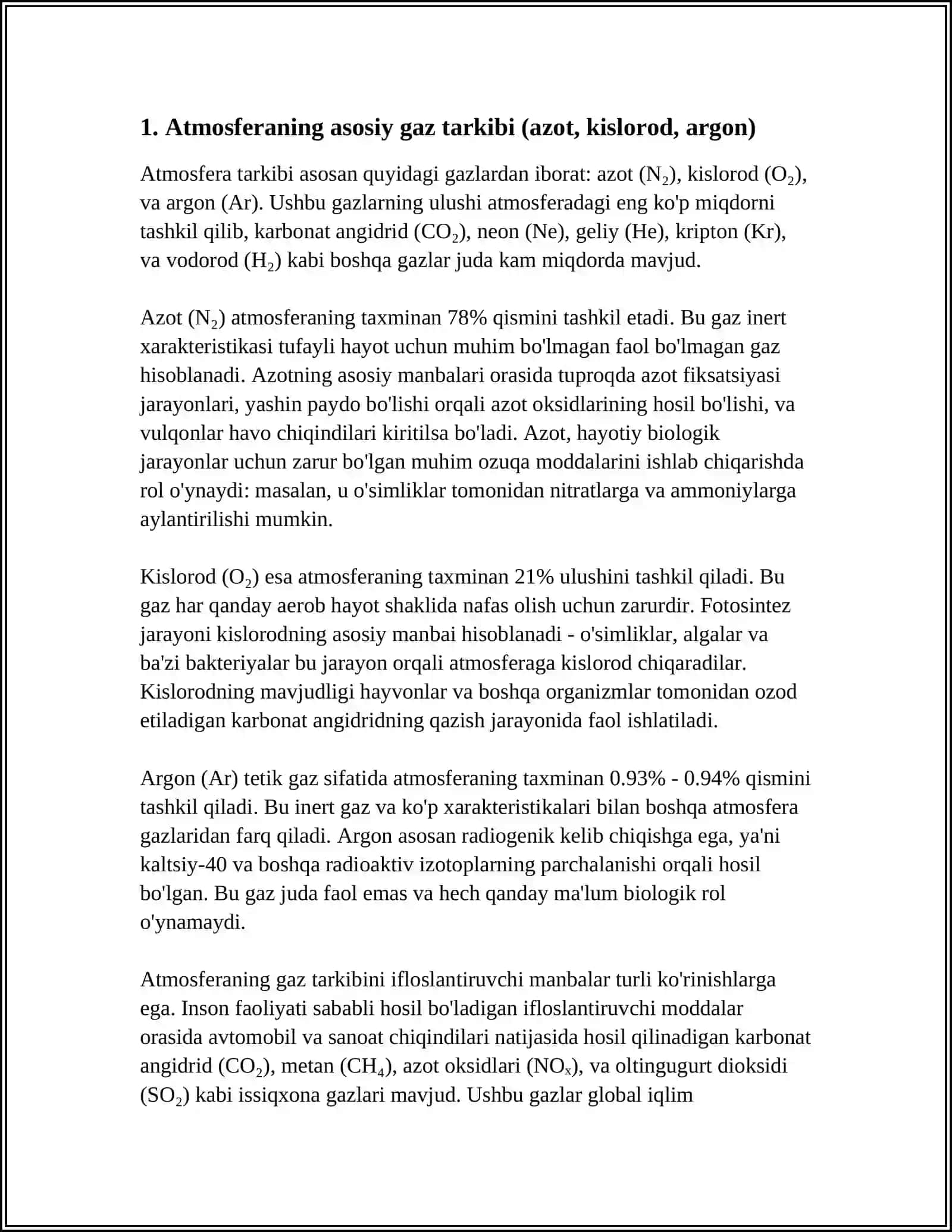 ATMOSFERA TARKIBI UNI IFLOSLANTIRUVCHI MANBALAR 3