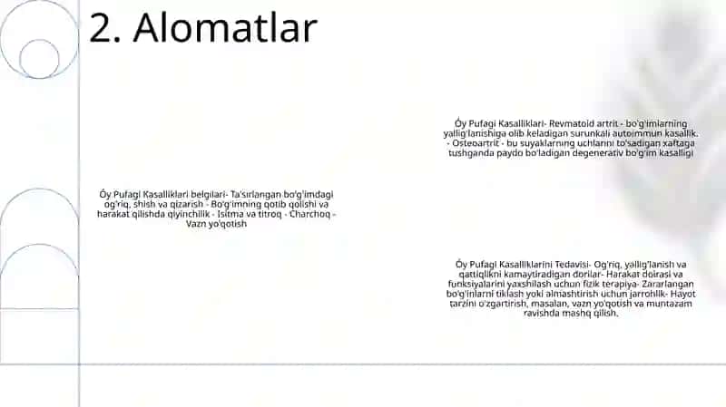 Óy Pufagi Kasalliklari 3