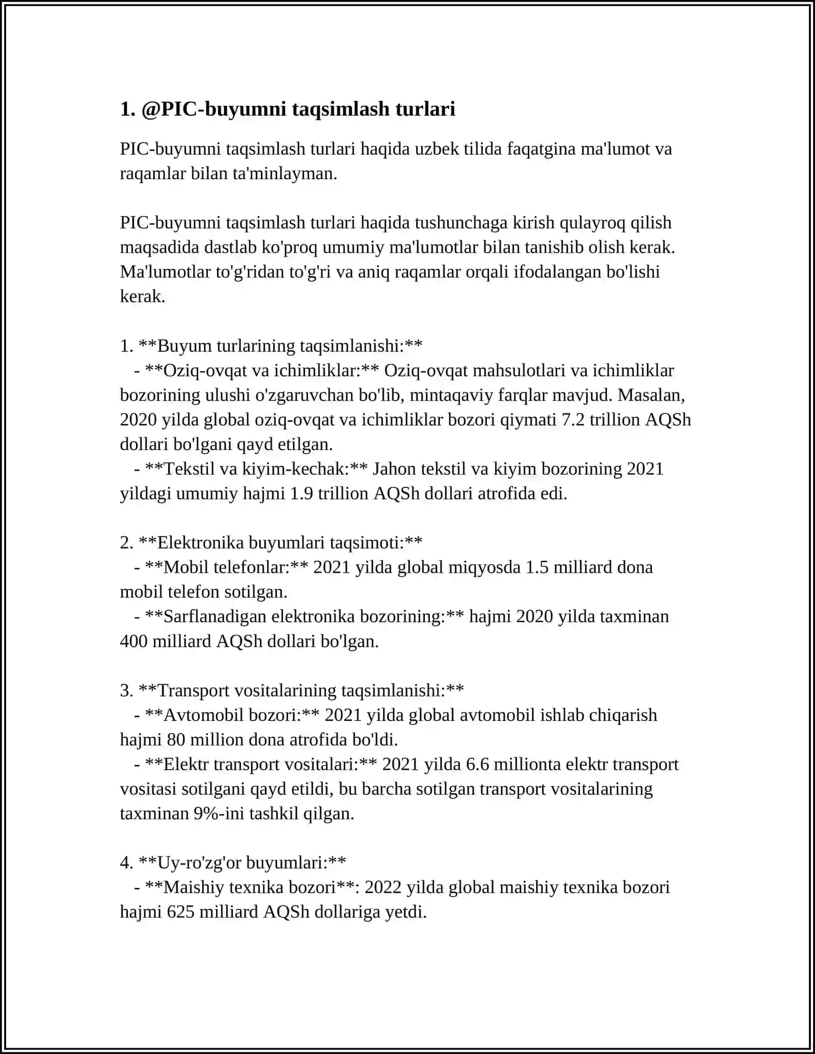 BUYUMNI TAQSIMLASH AYRI BOSHLASH VA UNING IJTIOIY MEYORLI FOYDALILIGI 3