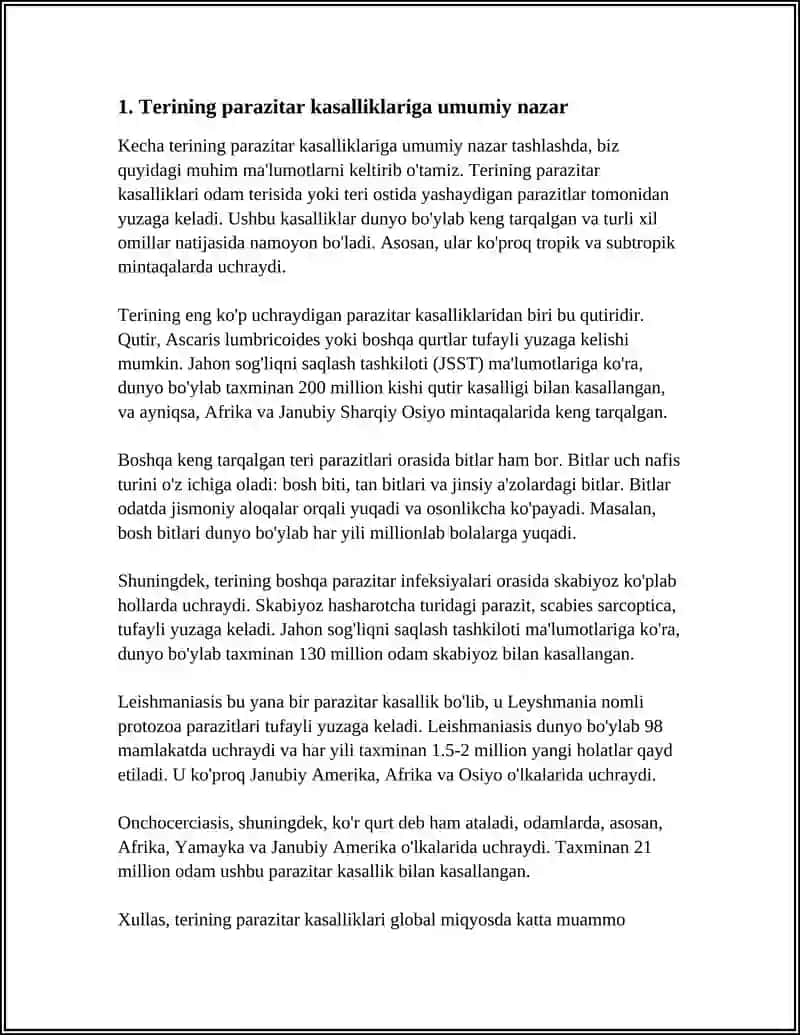 TERINING PARAZITAR KASALLIKLARI. 3