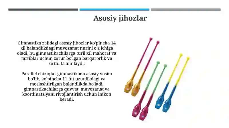Asosiy va Qo'llab-quvvatlovchi Jihozlar 3