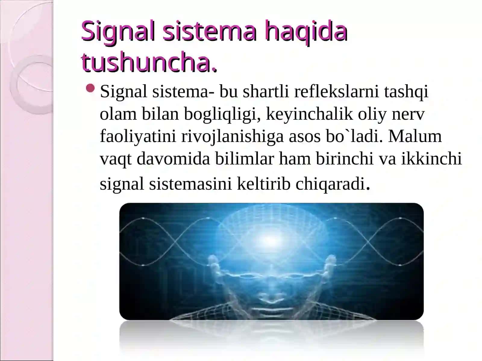 Ikkinchi signal sistemasi 3