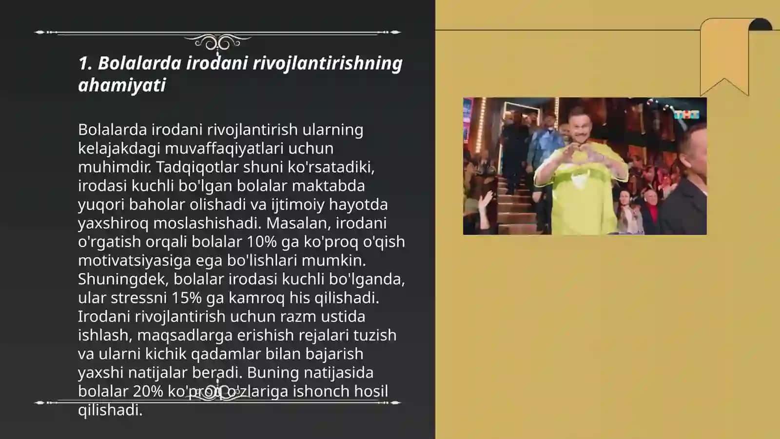 Iroda. Bolalarga irodaning rivojlanishi 3