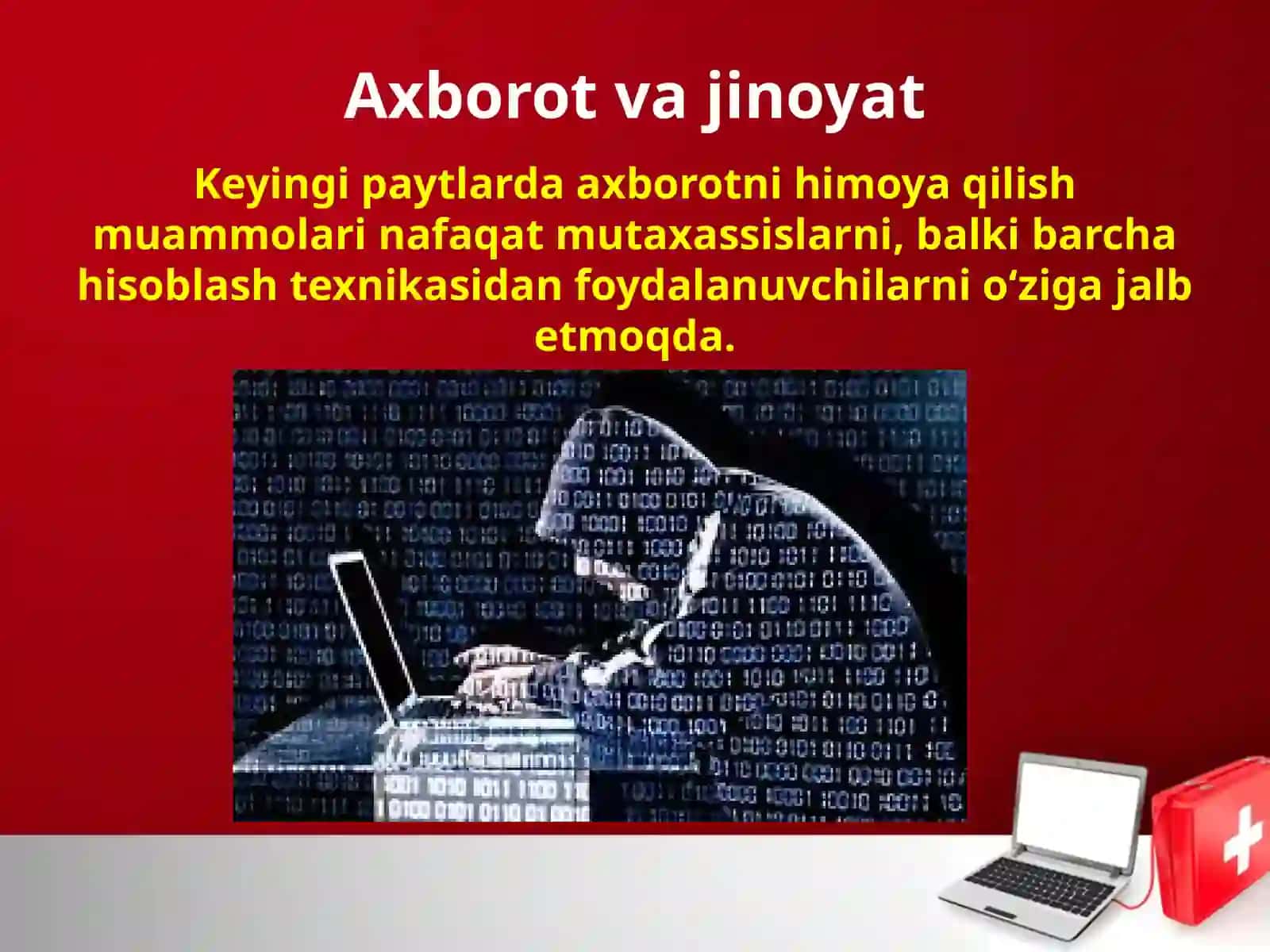 AXBOROTLARNI HIMOYALASH VA ANTIVIRUSLAR 3