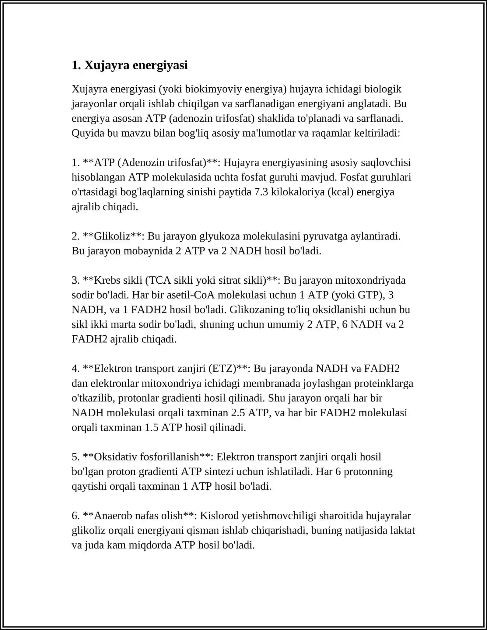 ORGANIZMDA ASOSIY ENERGIYA ALMASHINUV TENGLAMASI VA UNI TASHKIL ETUVCHILARI 3