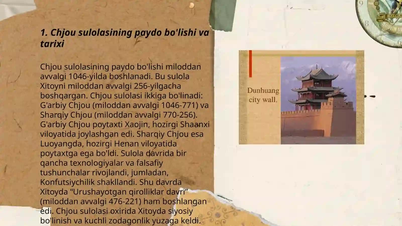 Chjou sulolalari davrida xitoy 3