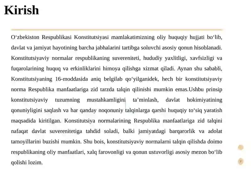 Konstitutsiyaning Respublika manfaatlari​ 3