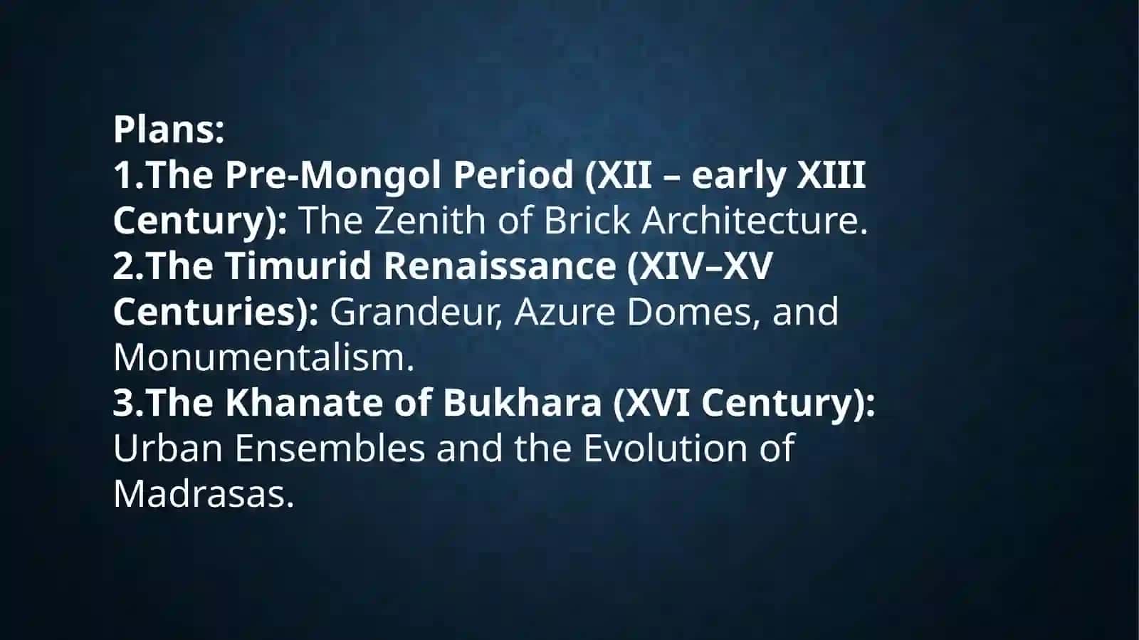 Architectural Masterpieces of Uzbekistan (XII–XVI Centuries) 3
