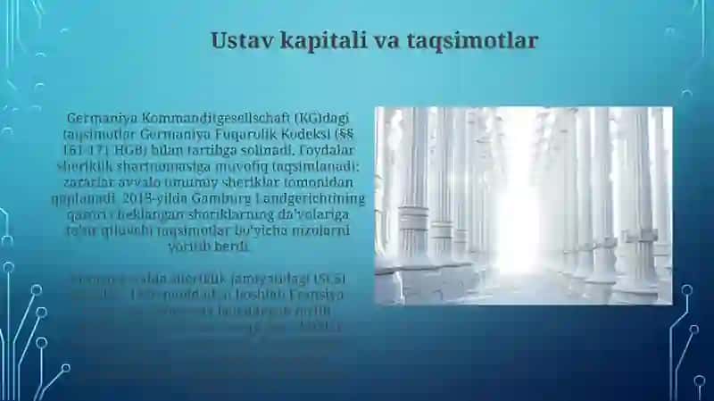 Kommandit shirkatni fuqarolik huquqiy muammolari 3