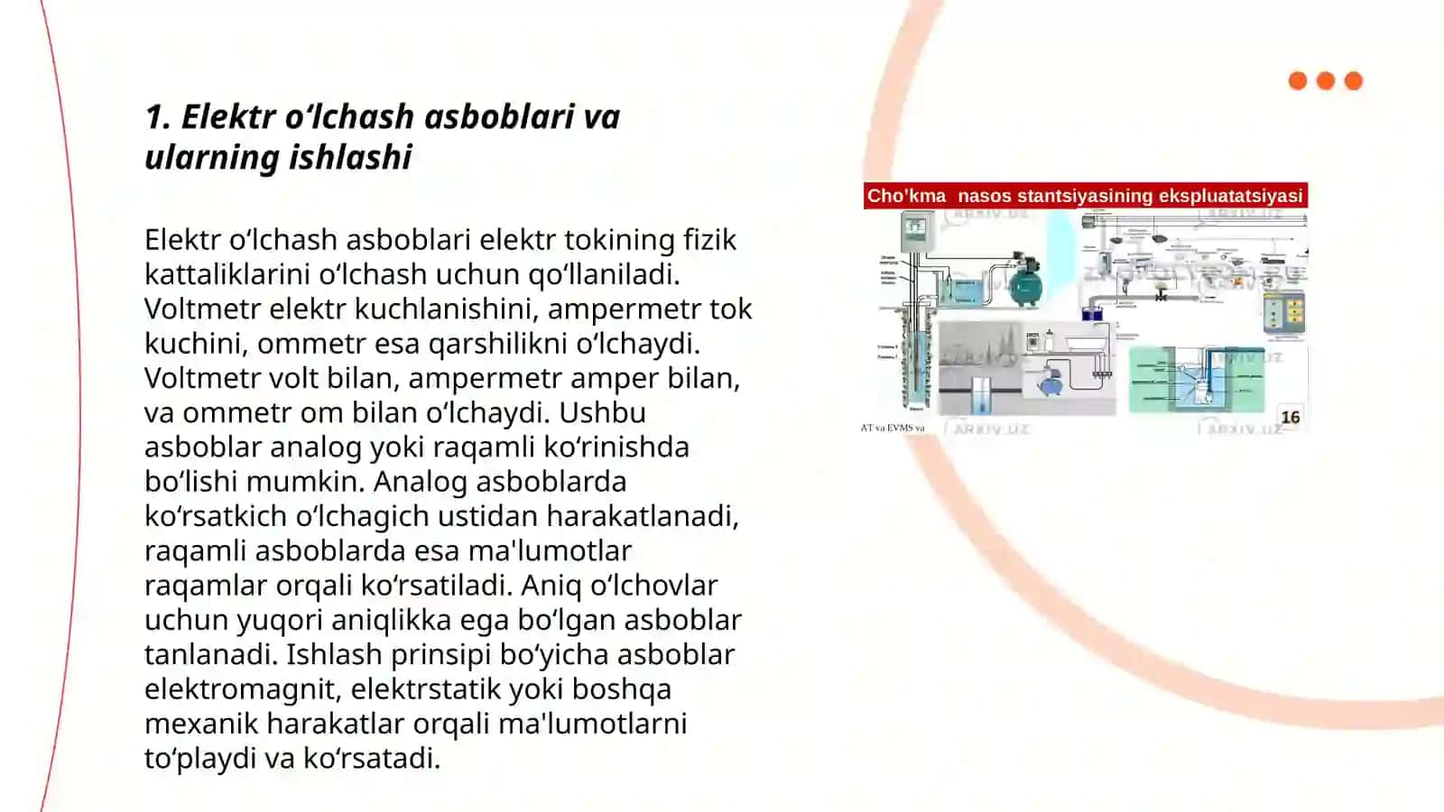 Elektr o‘lchash asboblari va ularning ishlashi 3