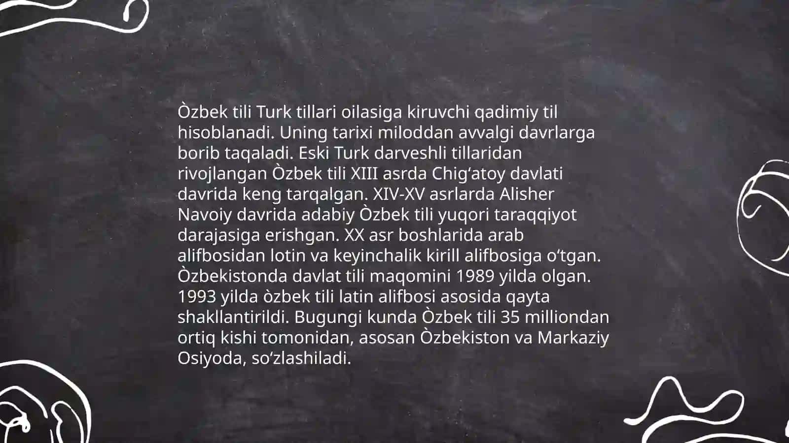 Òzbek tilshunosligi va uning rivojlanish yòllari 3