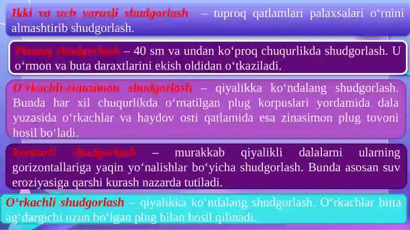 Tishli tirma texnologik jarayonini o‘rganish 3