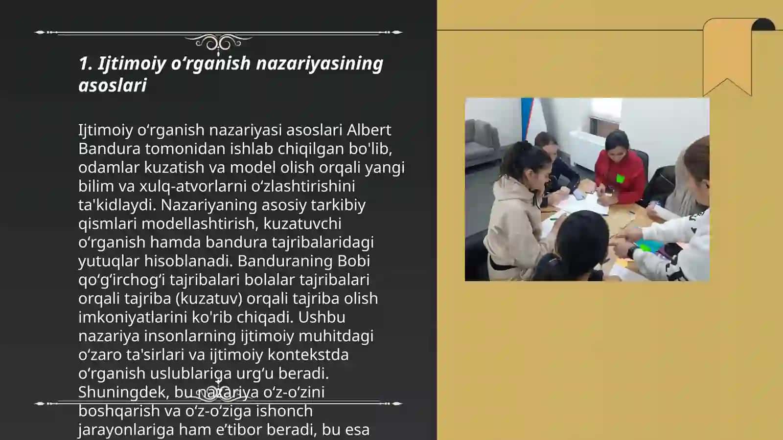 Ijtimoiylashuv muammosi sifatida bola psixik rivojlanishining ijtimoiy oʻrganish nazariya 3