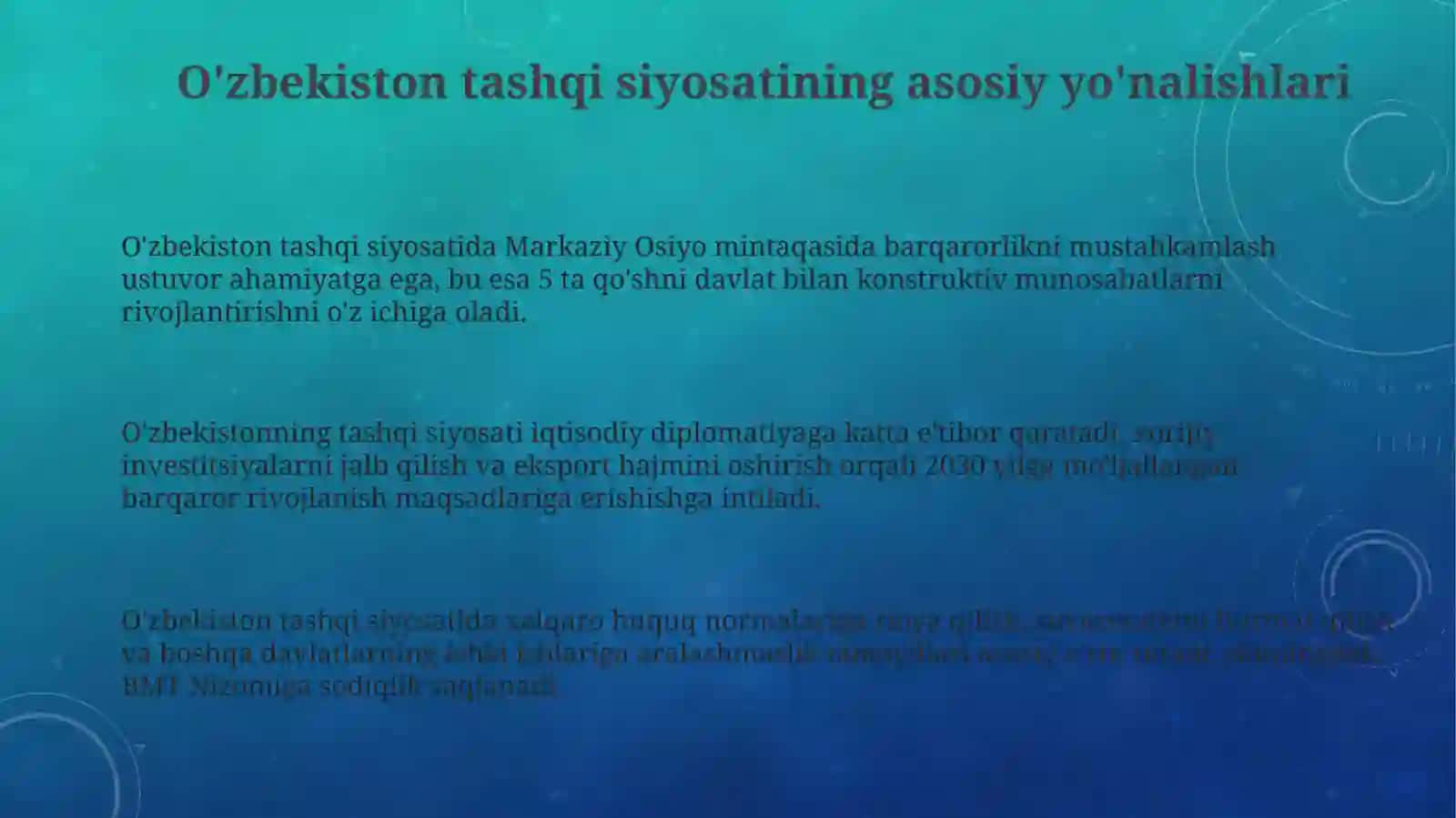 O'zbekiston va jahon hamjamiyati 3