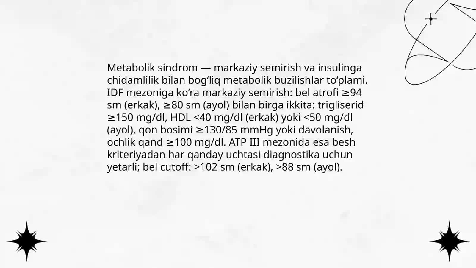 Metabolik sindrom 3