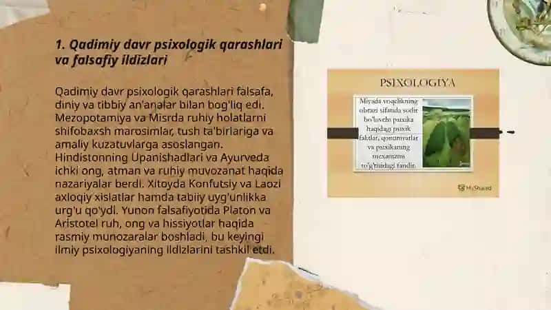 Qadimiy davr psixologik qarashlari va falsafiy ildizlari 3