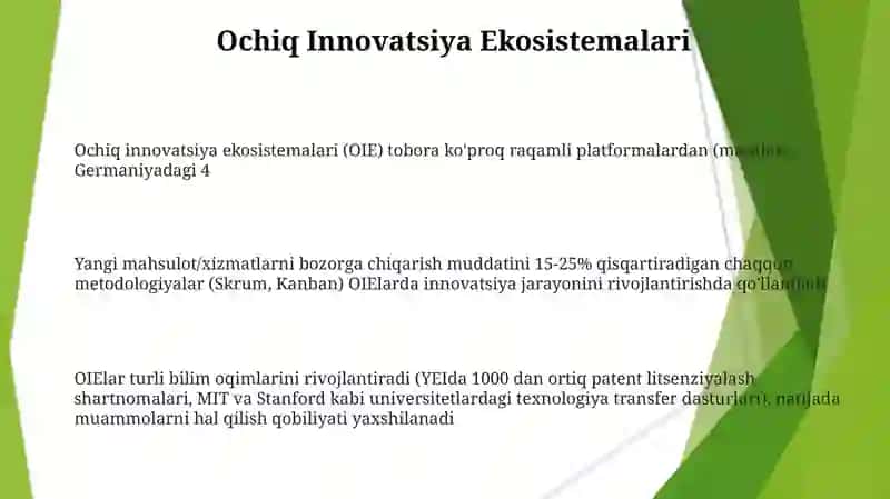 Innovatsion jarayonlar rivojining umumiy tendensiyalari 3