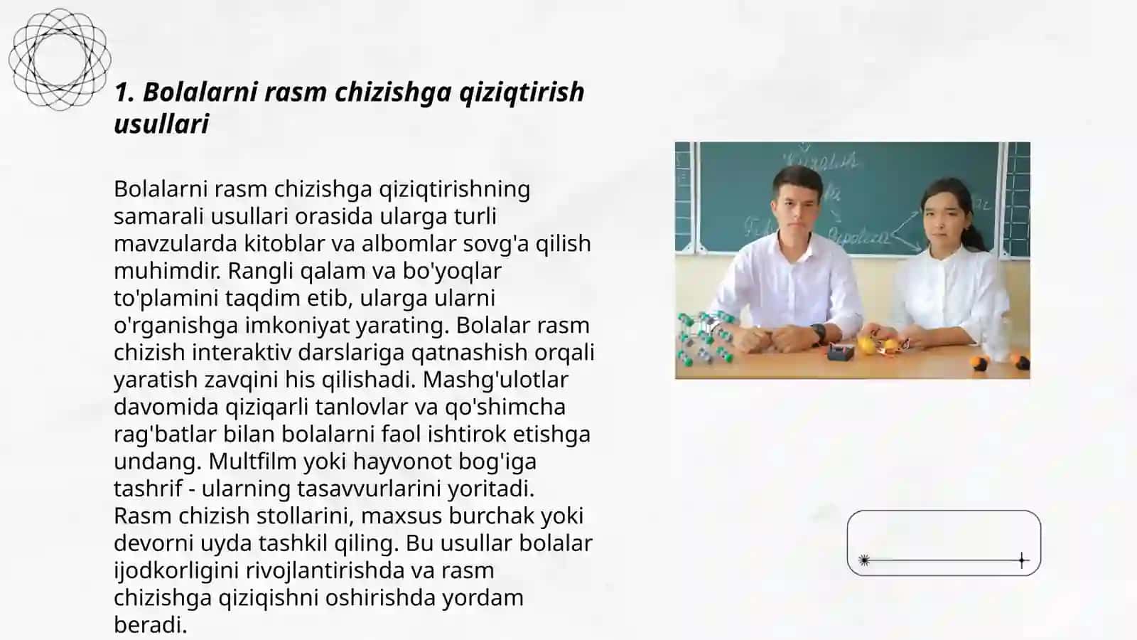 Bolalarni rasm chizishga o'rgatish metodlari 3