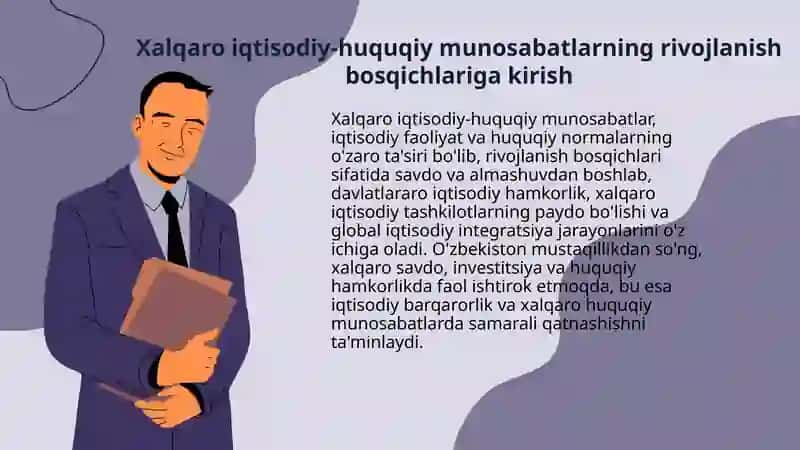 O'zbekiston Xalqaro Miqyosida Iqtisodiy-Huquqiy Takomillashtirish Chora tadbiri 3