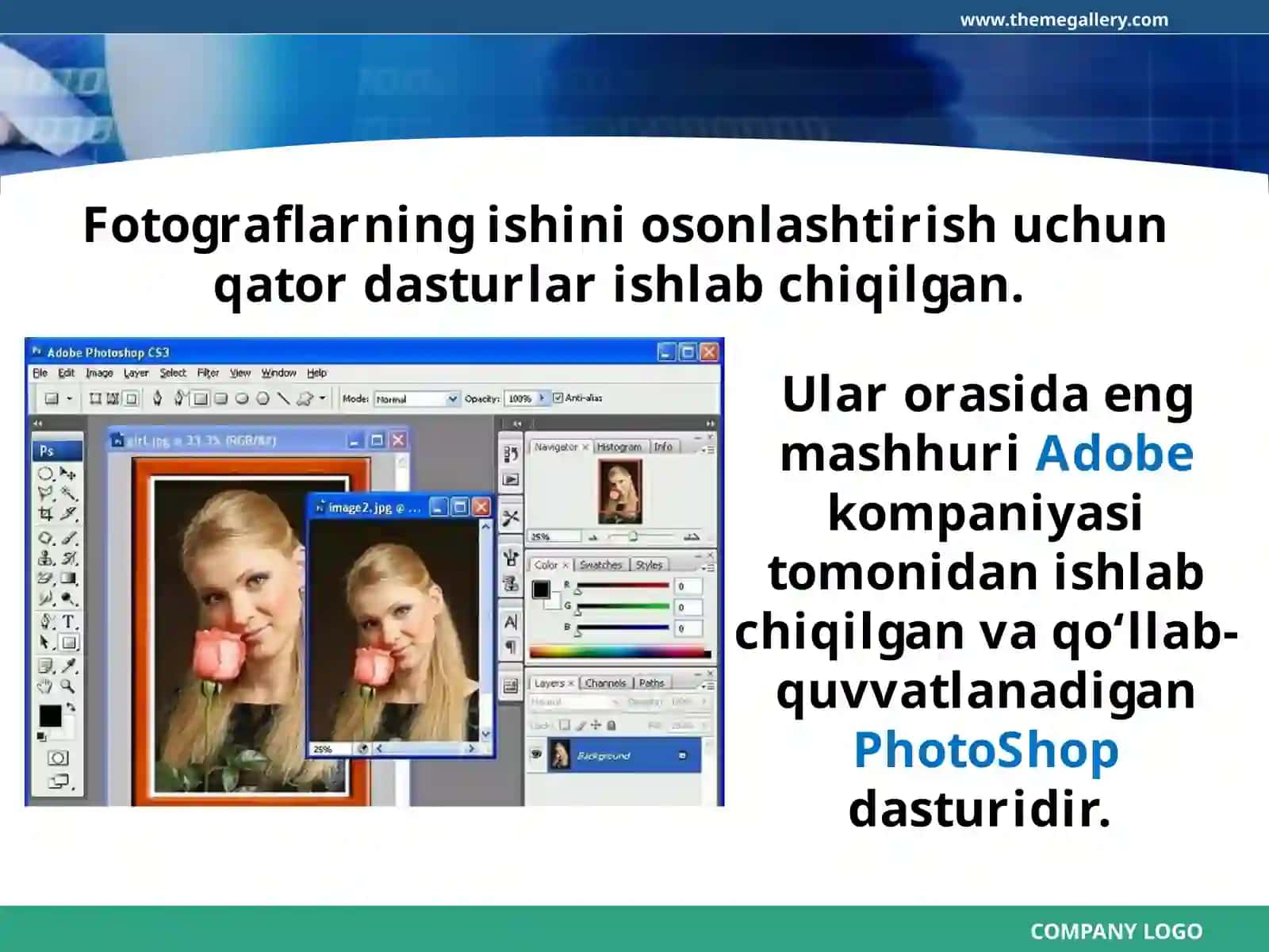 Photoshop - rastrligrafik muharriri da ishlash asoslari 3