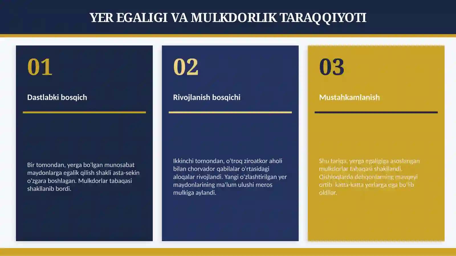 O'RTA ASRLARDA YER EGALIK QILISH 3