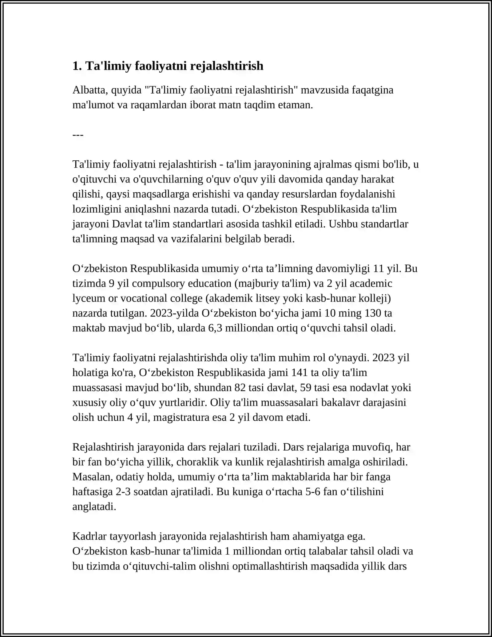 TA’LIMIY FAOLIYATNI TASHKIL ETISH VA UNGA RAHBARLIK 3