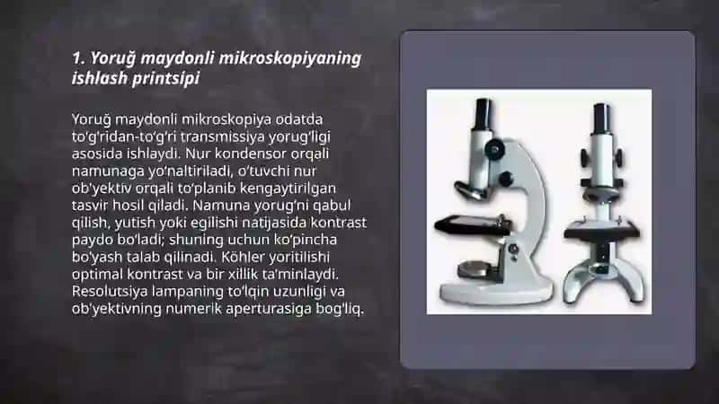 Zamonaviy mikroskoplar 3