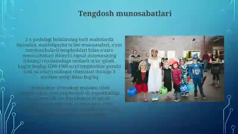 Bolalarda ikkinchi signal tizimini rivojlanishiga ta'sir etuvchi omillar 3