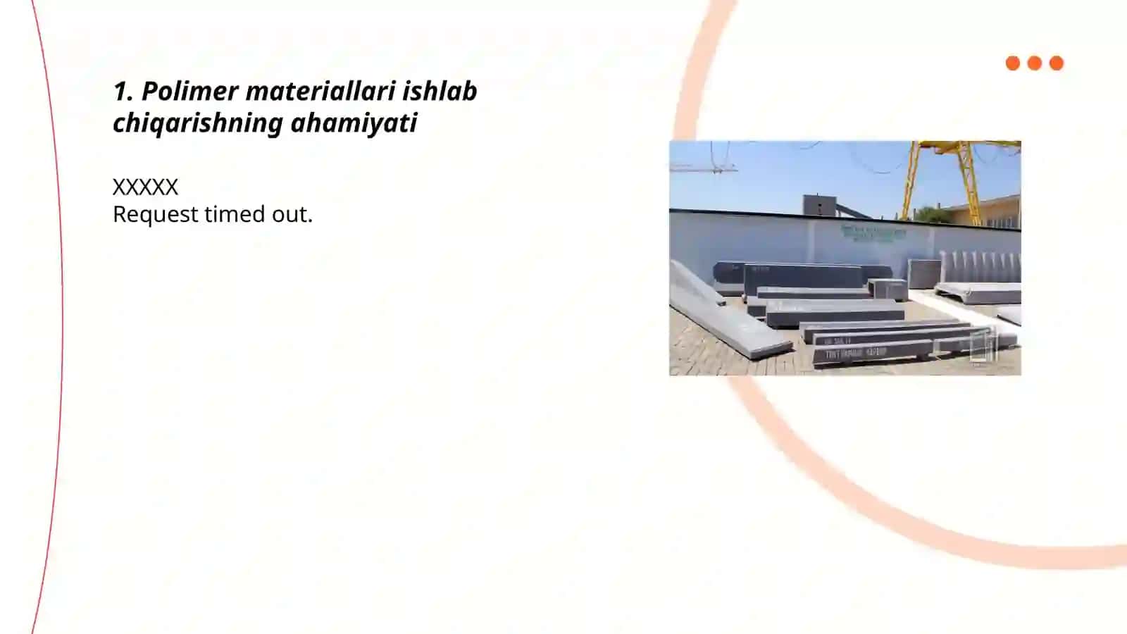 Polimer materiallarini ishlab chiqarish korxonalari 3