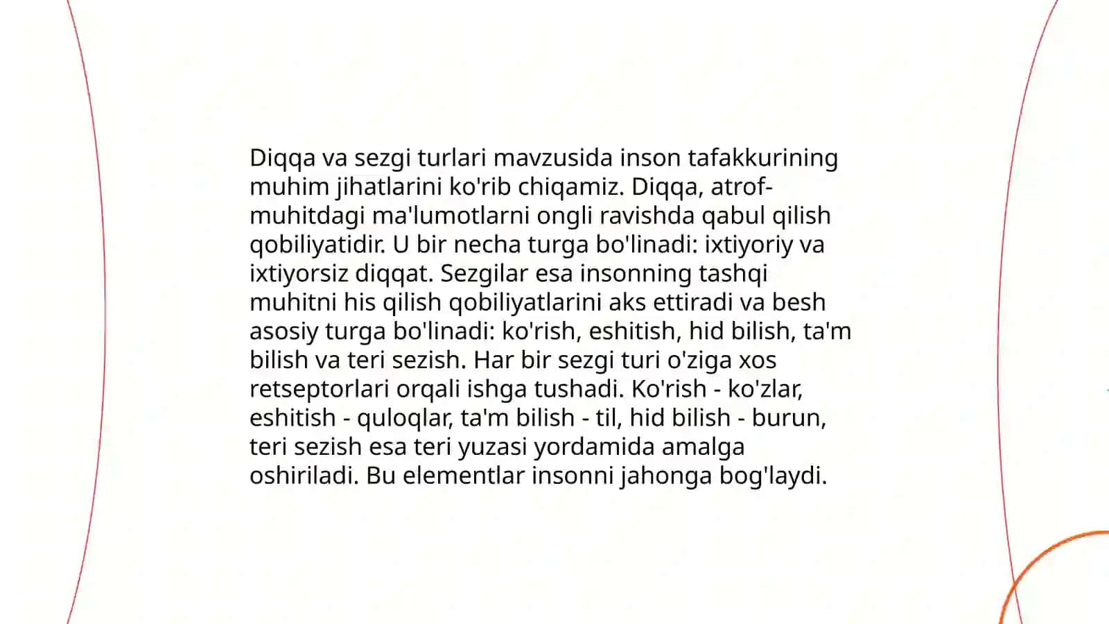 Diqqa va sezgi 3