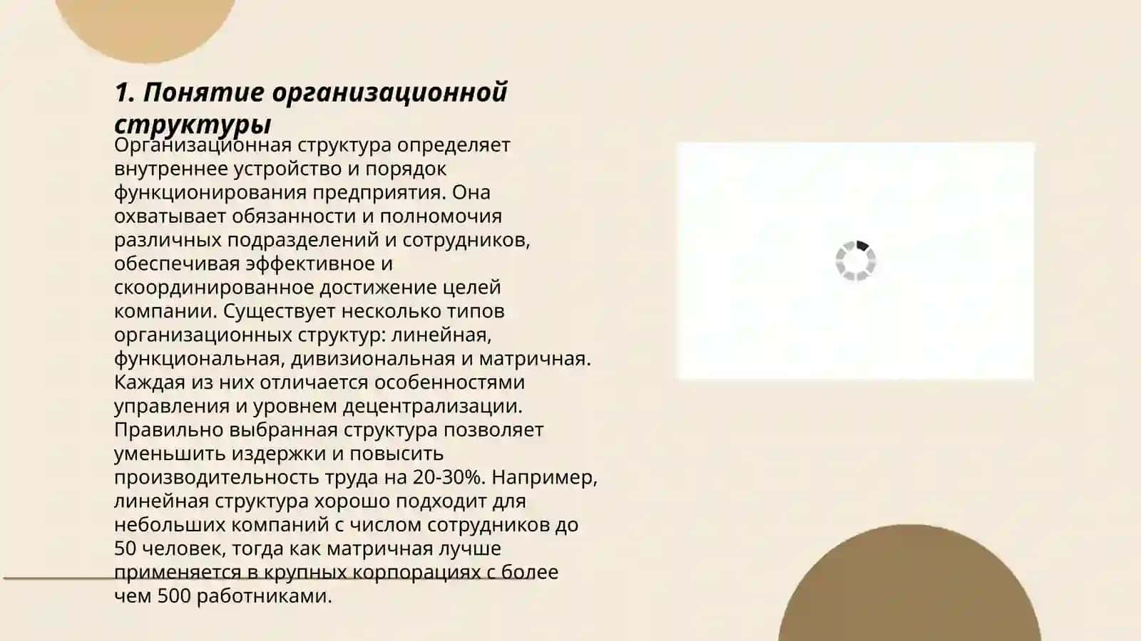 Определение и виды организационных структур 3