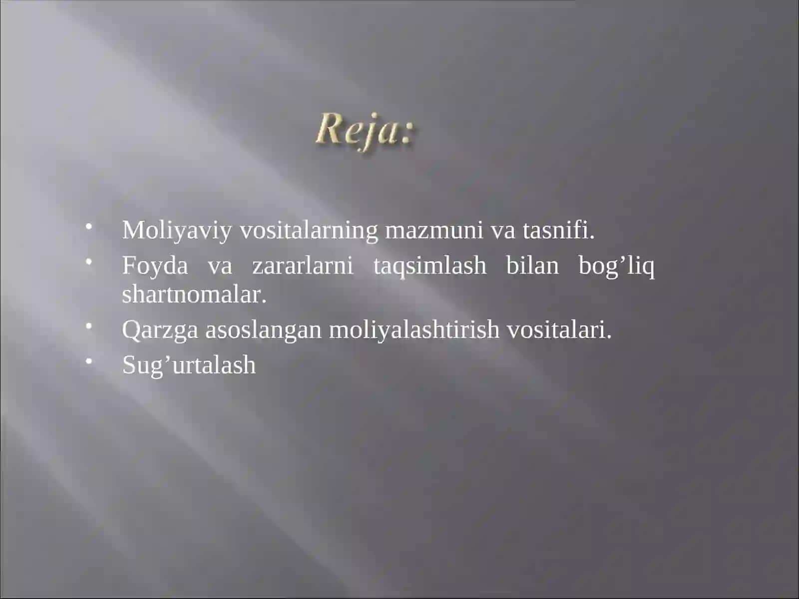 Islomda moliyaviy vositalar 3