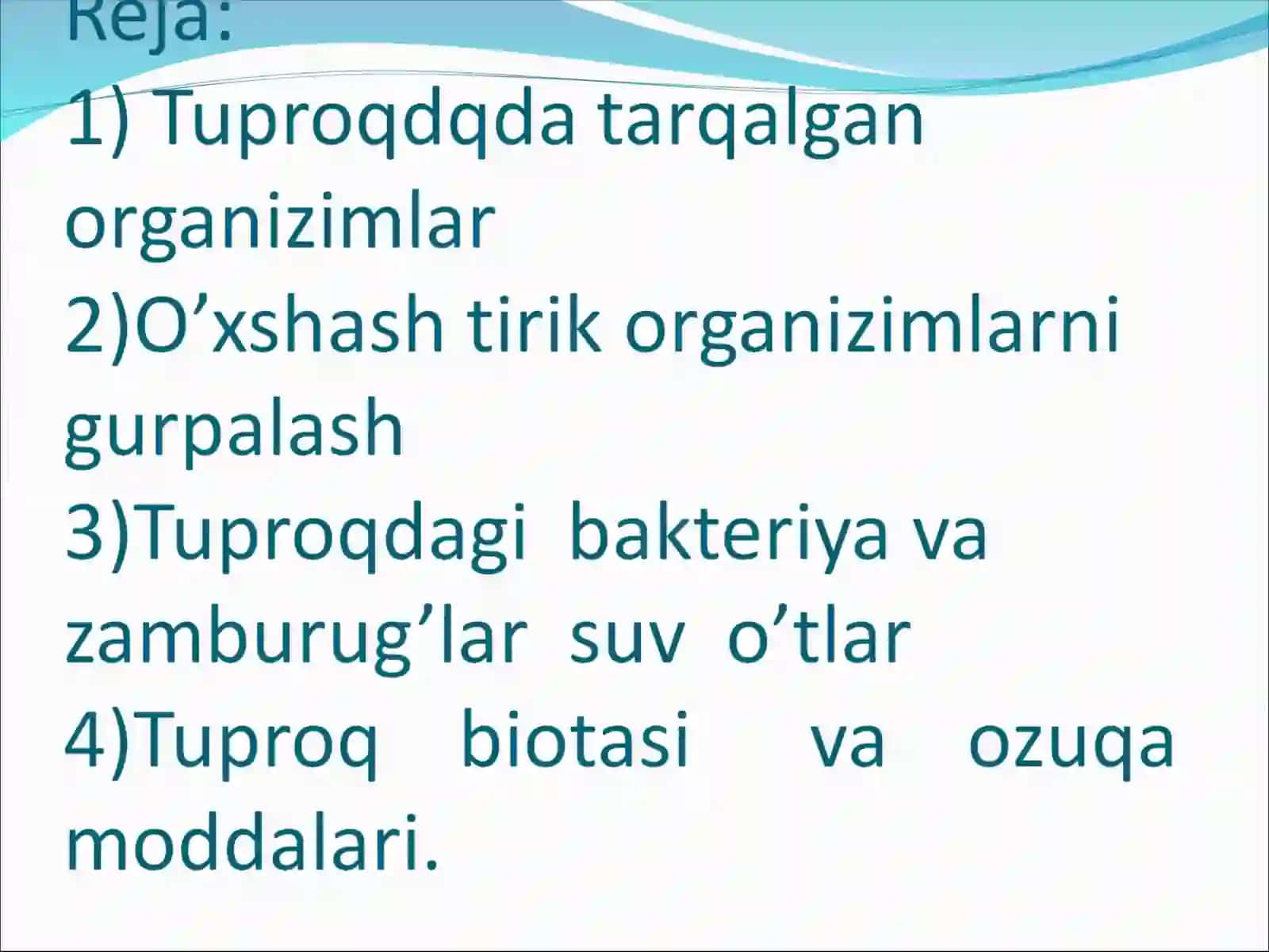 TUPROQ MIKRO’BLARI VA OZUQA MODDALARI 3