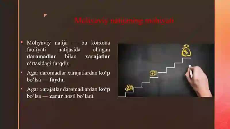 MOLIYAVIY NATIJALARNI ANIQLASH 3