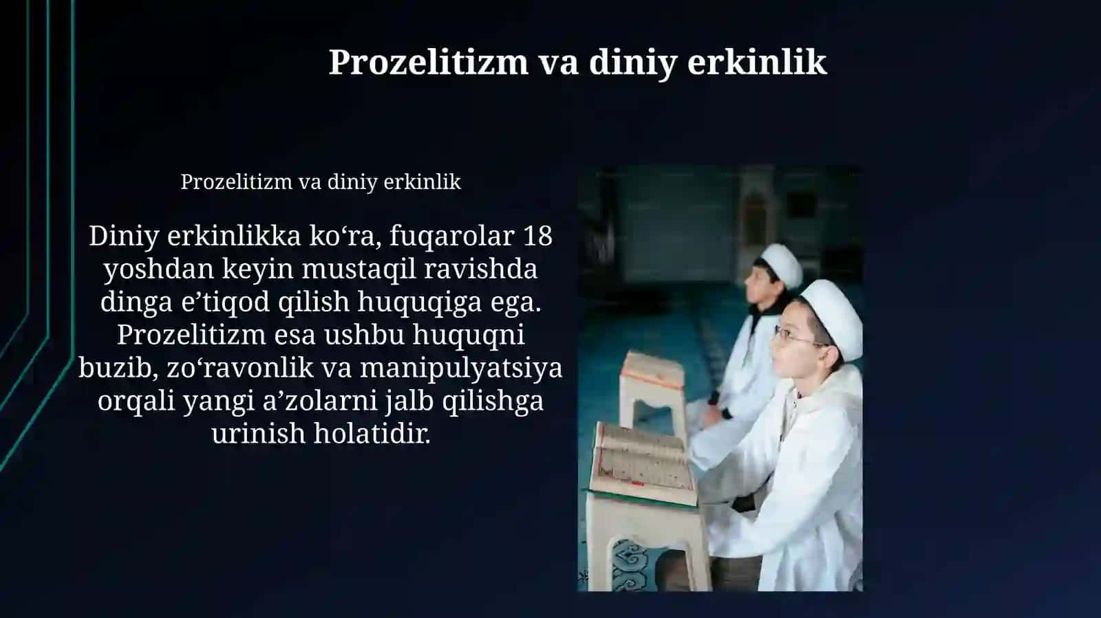 Diniy ekstremizm terrorizmfanatizmmissionerlik 3