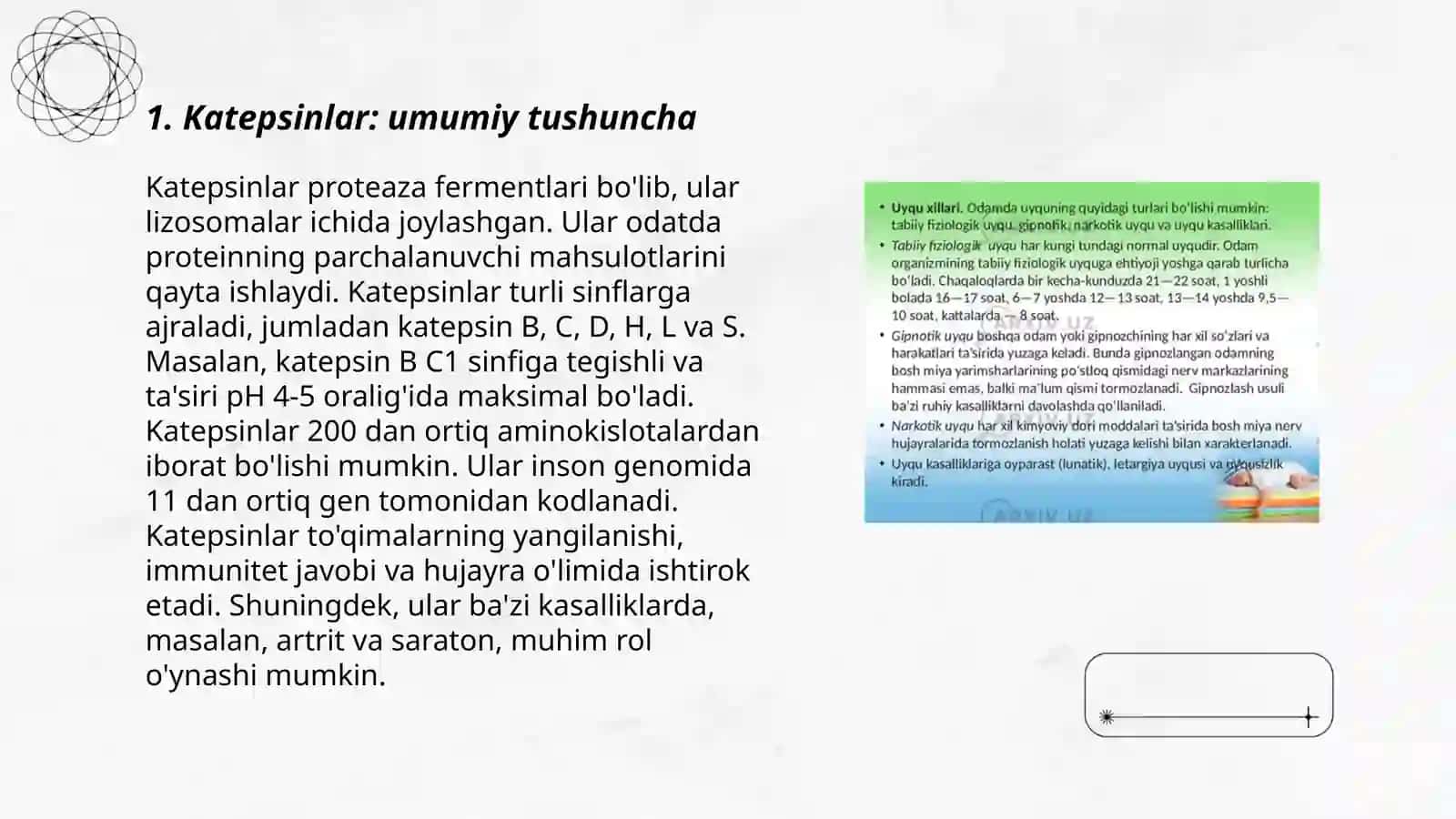 Katepsinlar va ularning klinik ahamiyati 3