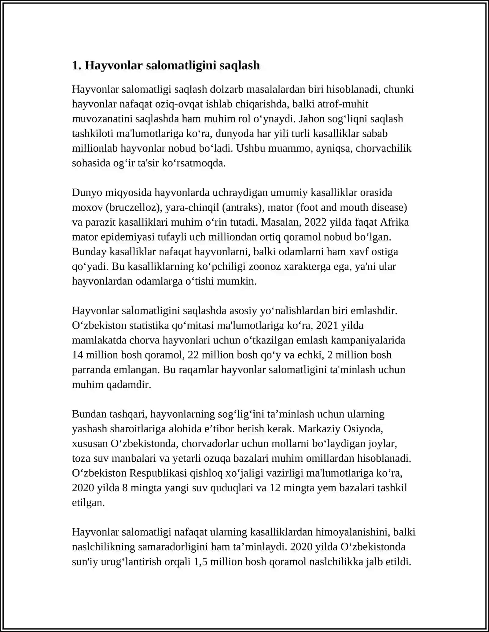 7-SINF VETERINAR MAVZUSI 3