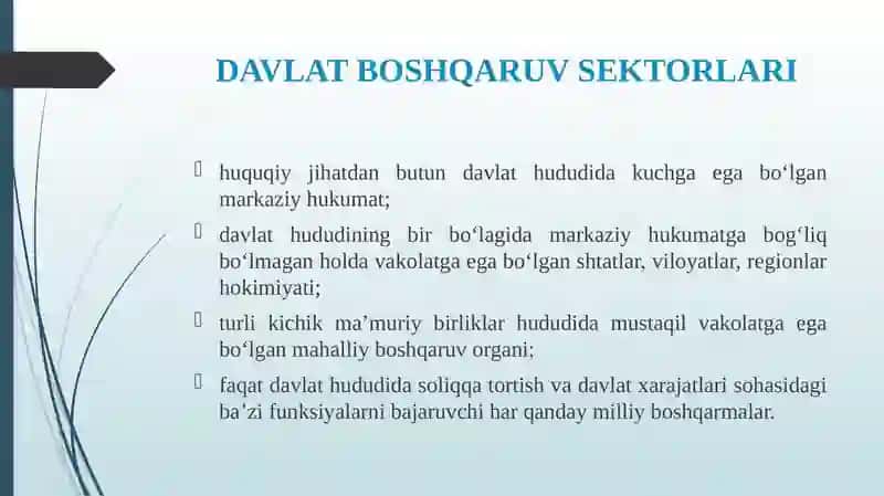 Davlat boshqaruv organlari 3