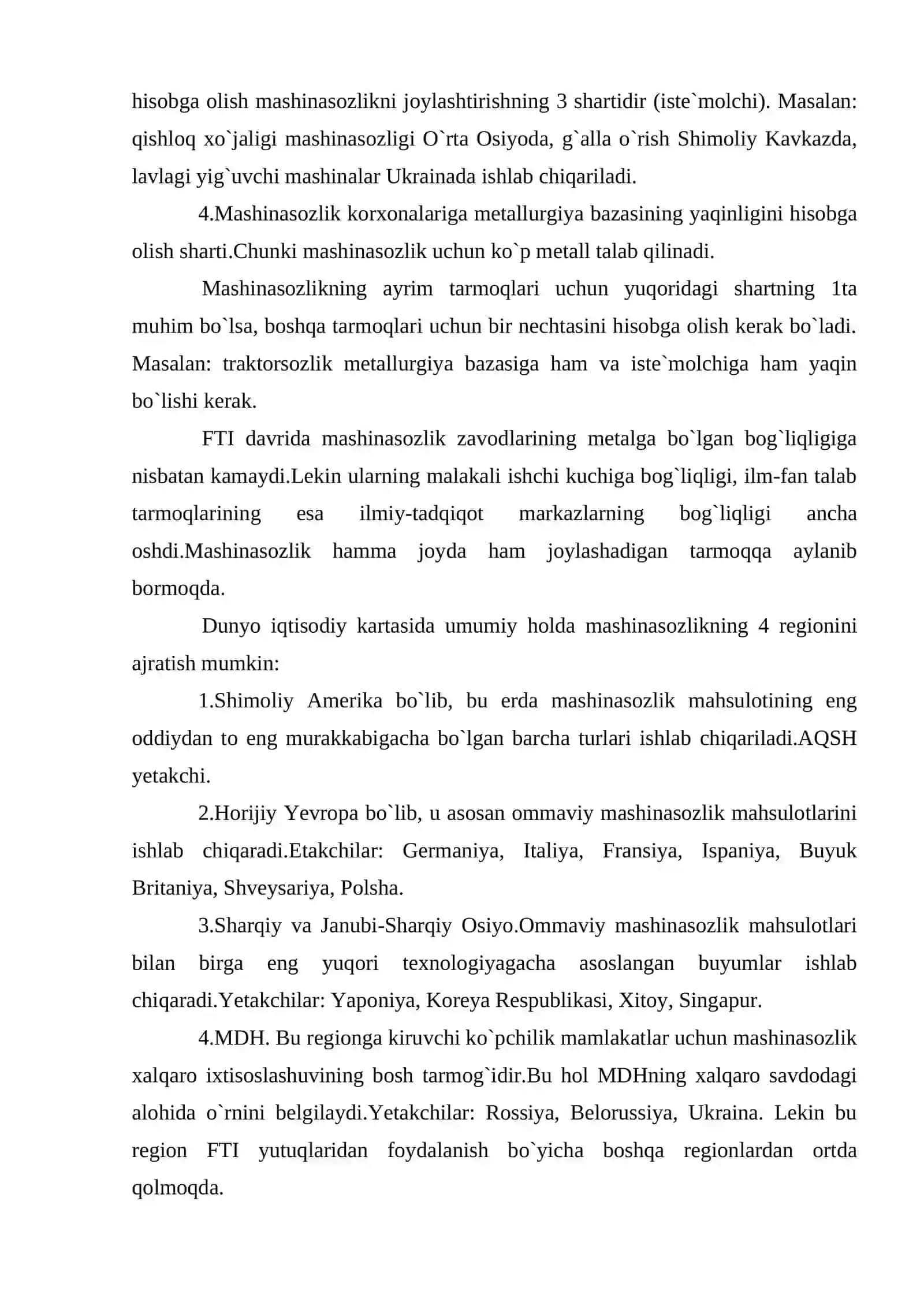 Dunyo mashinasozlik sanoati 3