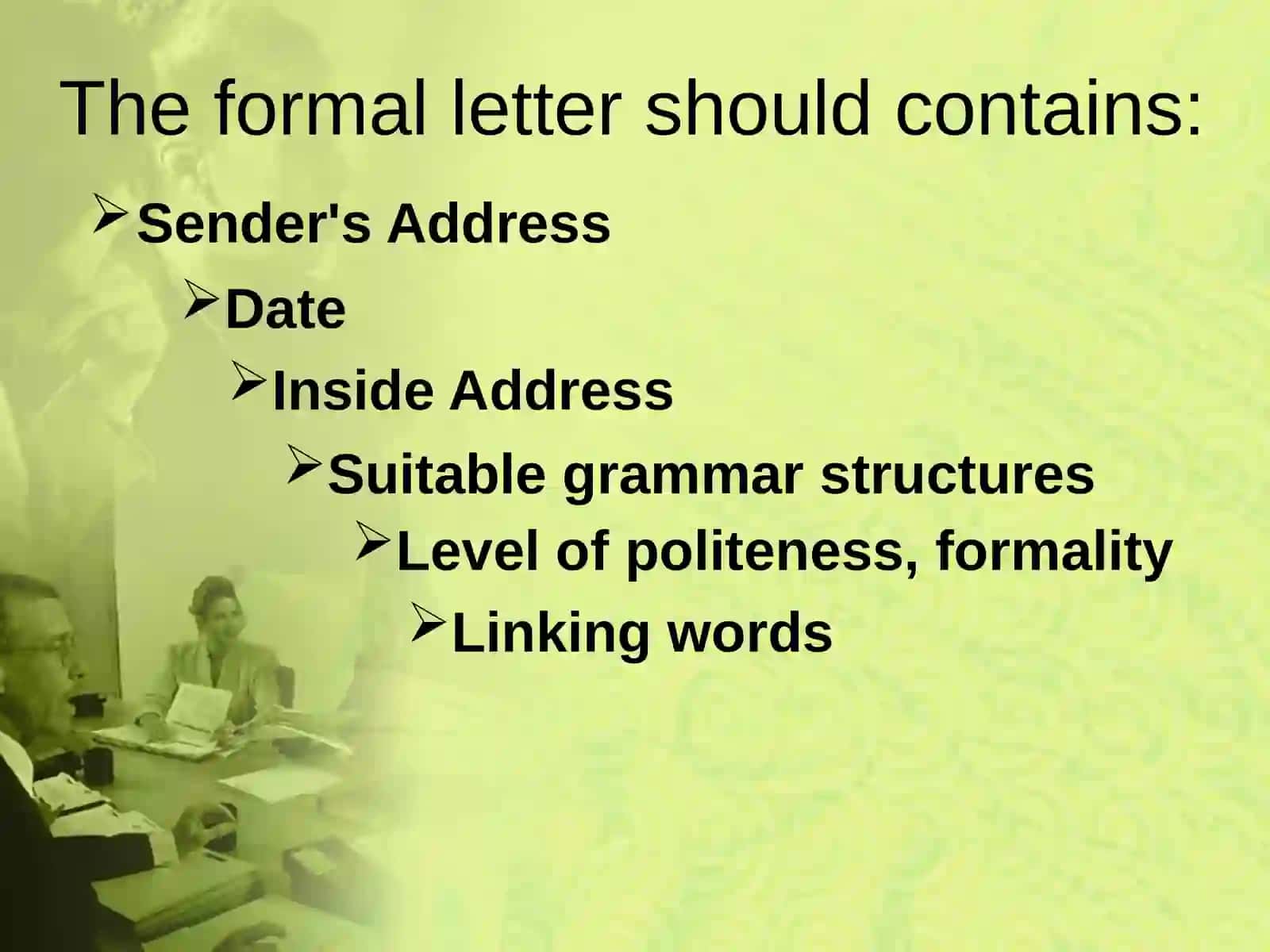 How to write formal letters 3