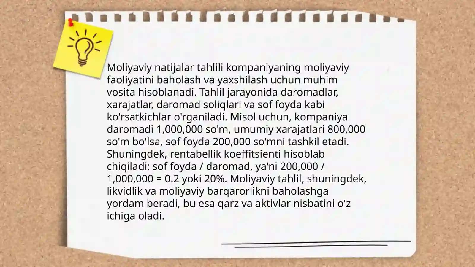 Moliyaviy natijalar hisobi 3