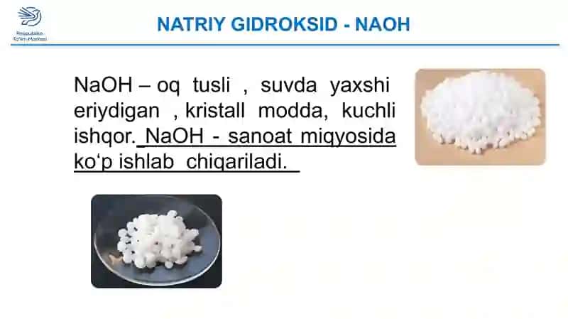 Eng muhim asoslarning ishlatilishi 3