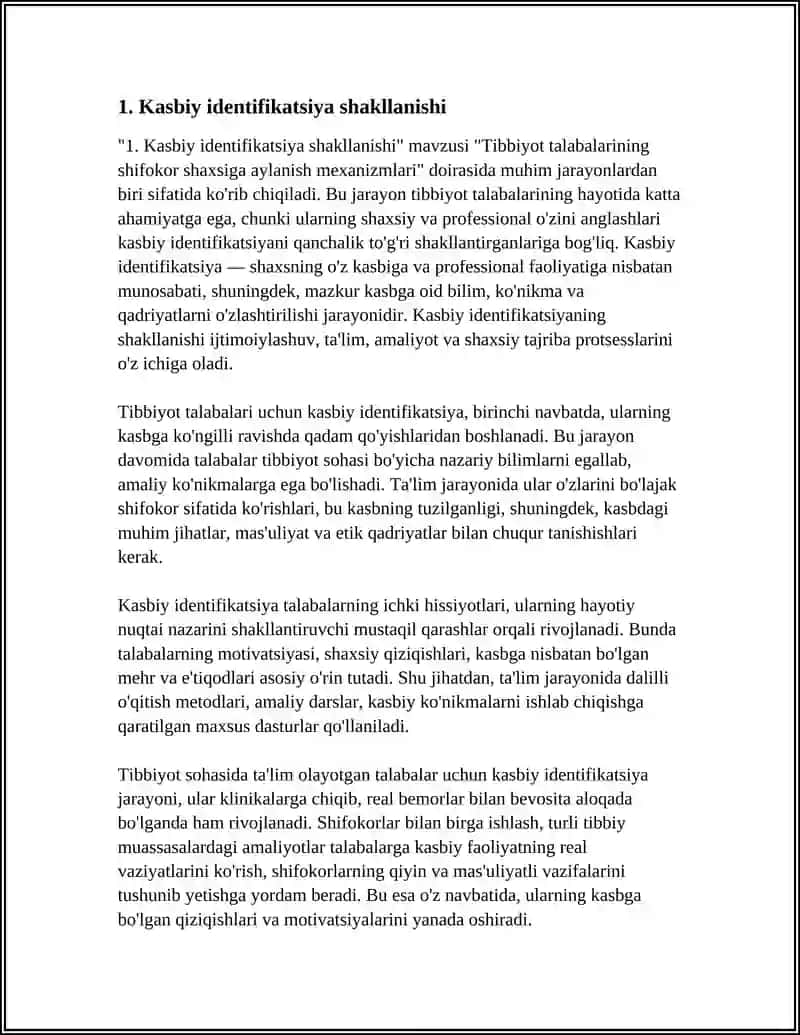 TIBBIYOT TALABALARINING SHIFOKOR SHAXSIGA AYLANISH MEXANIZMLARI 3