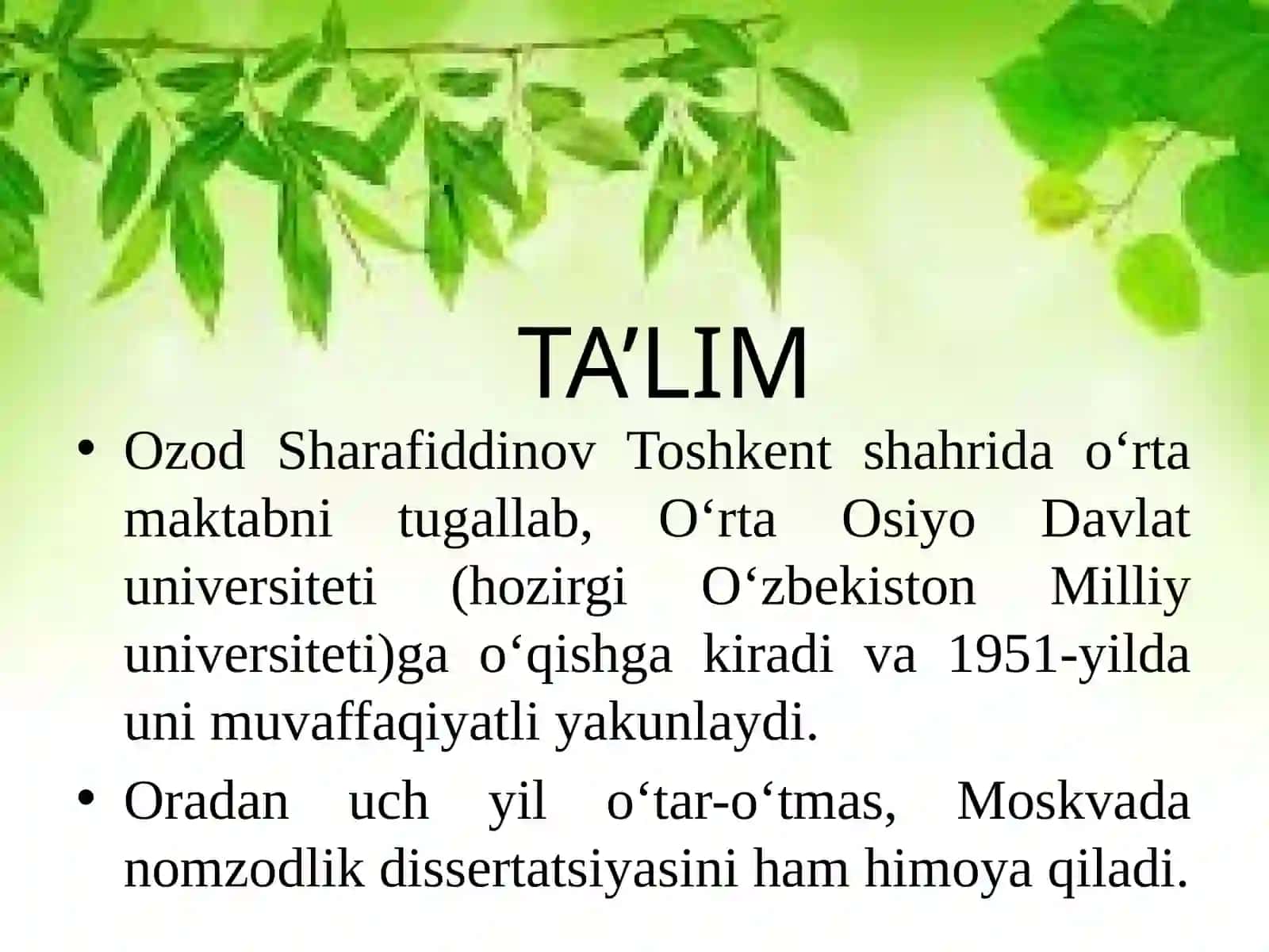 Ozod Sharafiddinovning Ijodni anglash baxtito'plami 3