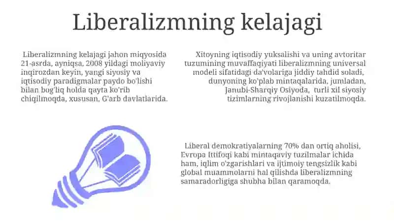 Liberalizm falsafasi va amaliyot hamda ilmiy hayrilali yondashuvning paydo boʻlishi 3