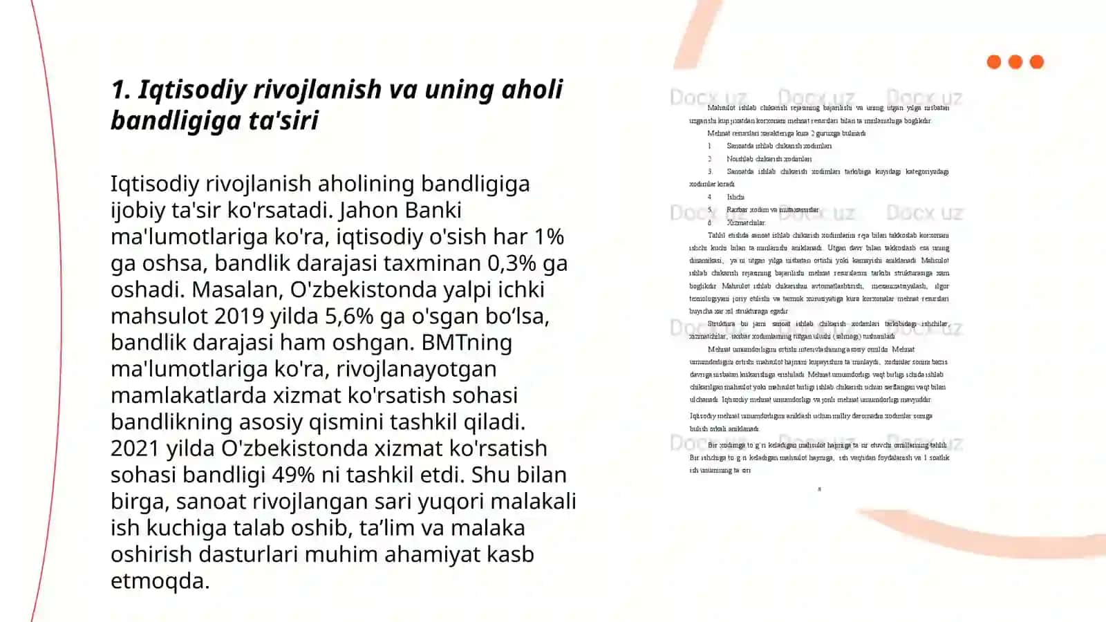 Rivojlangan mamlakatlarda aholi va mehnat bozori tahlili 3