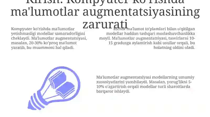 Kompyuter korishda ma'lumotlarni kengaytirish (Data augmentation) 3
